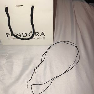 PANDORA- self tie bracelet or necklace!!